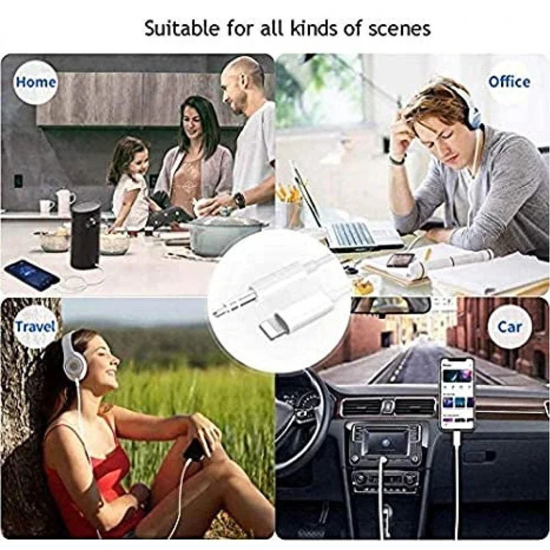 Lightning to 3.5AUX Audio Adapter Cable