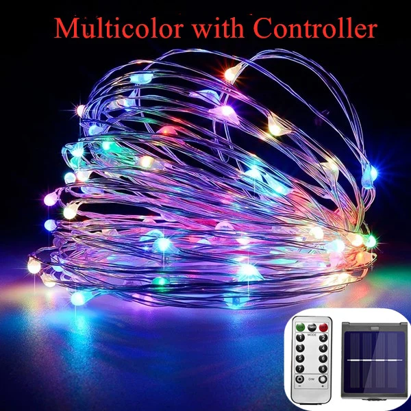21m/31m/41m/51m LED Outdoor Solar Lamp LEDs String Lights Fairy Holiday Christmas Party Garland Solar Garden Waterproof Lights