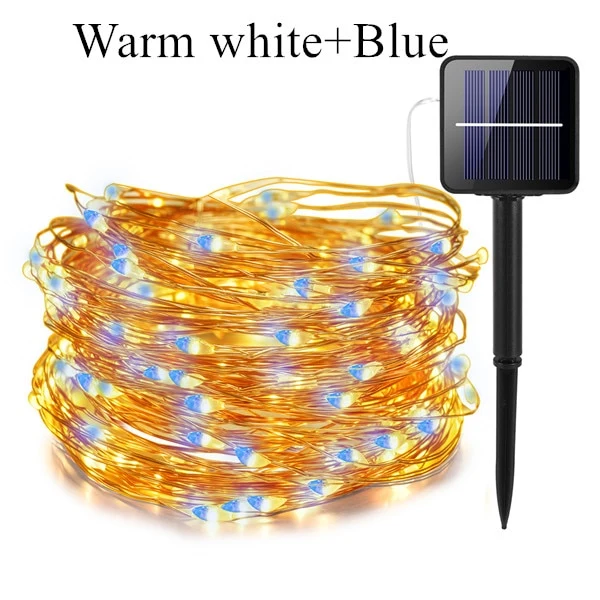 21m/31m/41m/51m LED Outdoor Solar Lamp LEDs String Lights Fairy Holiday Christmas Party Garland Solar Garden Waterproof Lights