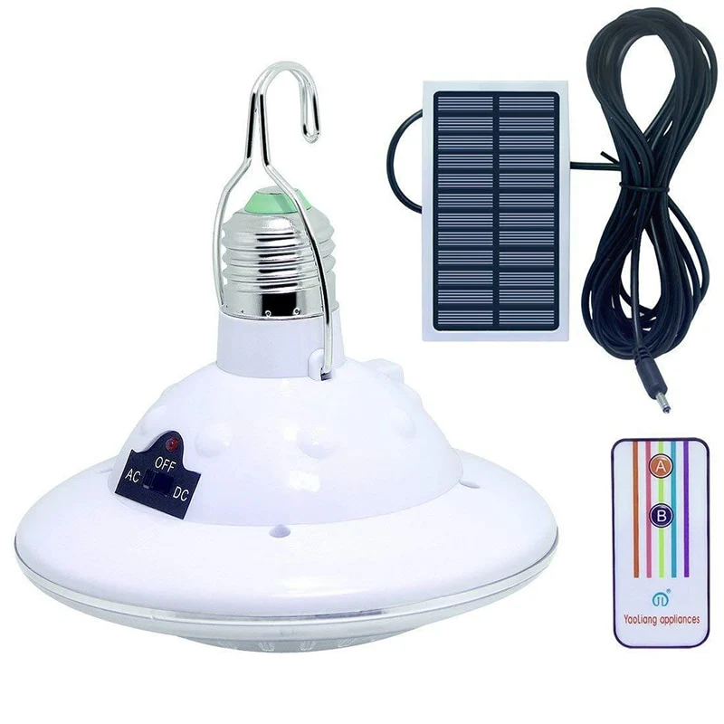 22 LED Solar Lamp Power Portable USB Rechargeable LED Light Camp Indoor Garden Emergency Lighting Remote Control Solar Bulbs