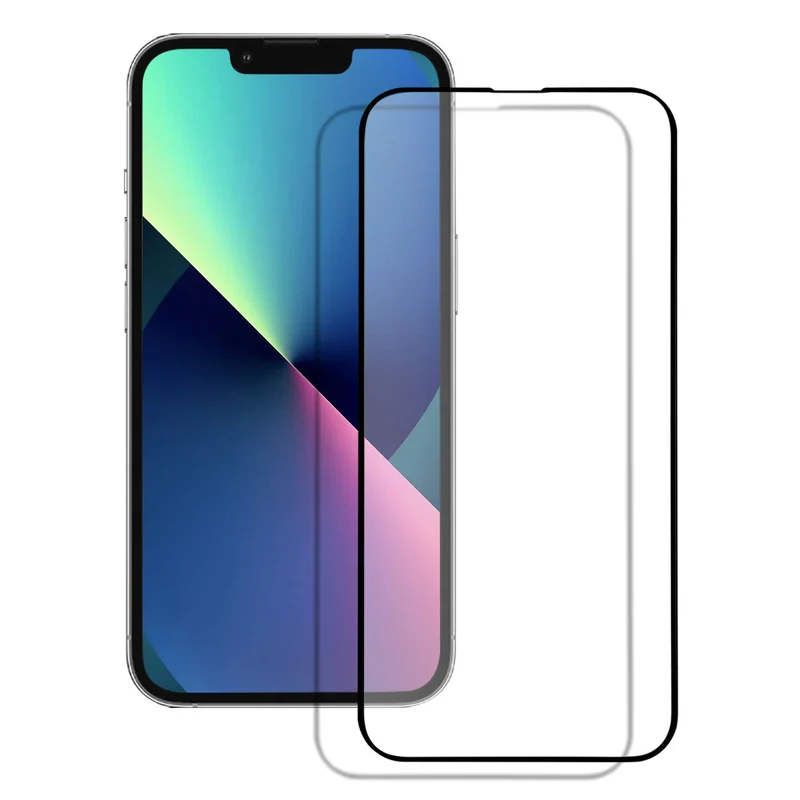VERRE DE PROTECTION 5D AVEC BORD NOIR