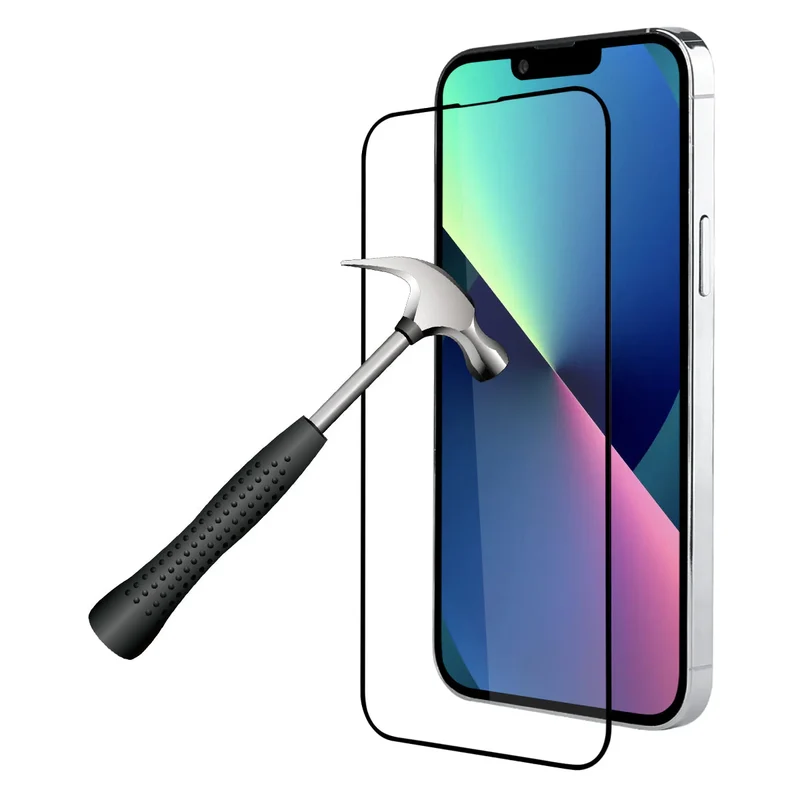 VERRE DE PROTECTION 5D AVEC BORD NOIR