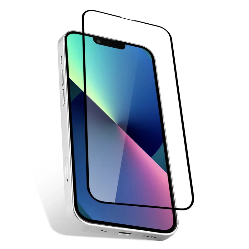 VERRE DE PROTECTION 5D AVEC BORD NOIR
