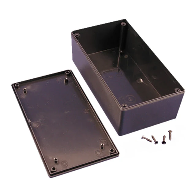 HAMMOND (1591XXDSBK) ABS PLASTIC MULTI-PURPOSE ENCLOSURES W/ PC BOARD STANDOFFS