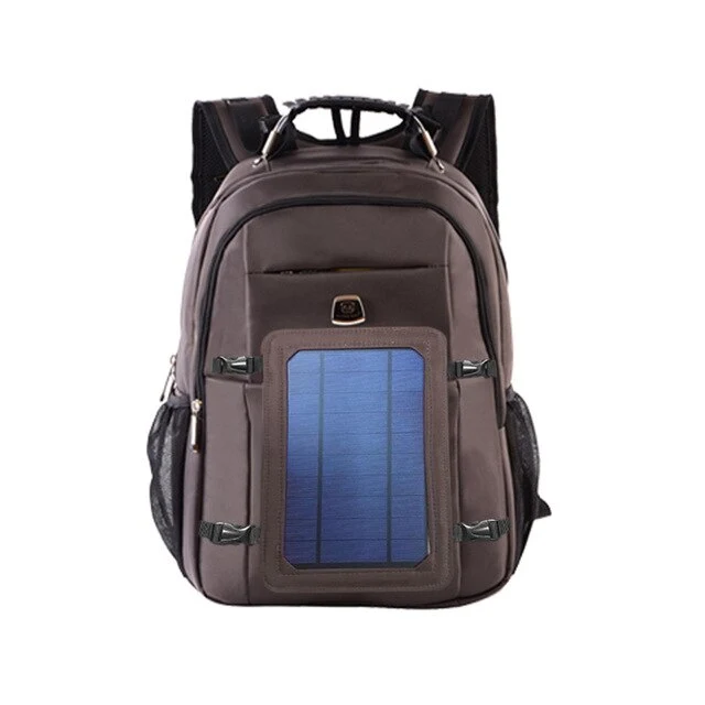New Solar Charging USB Backpack men Fashion Casual Business Backpack Oxford Cloth Outdoor Bag