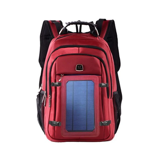New Solar Charging USB Backpack men Fashion Casual Business Backpack Oxford Cloth Outdoor Bag