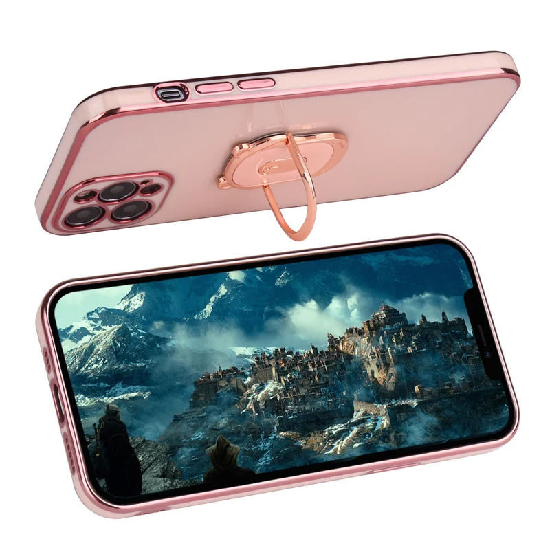 Coque Silicone avec Anneau Magnetique