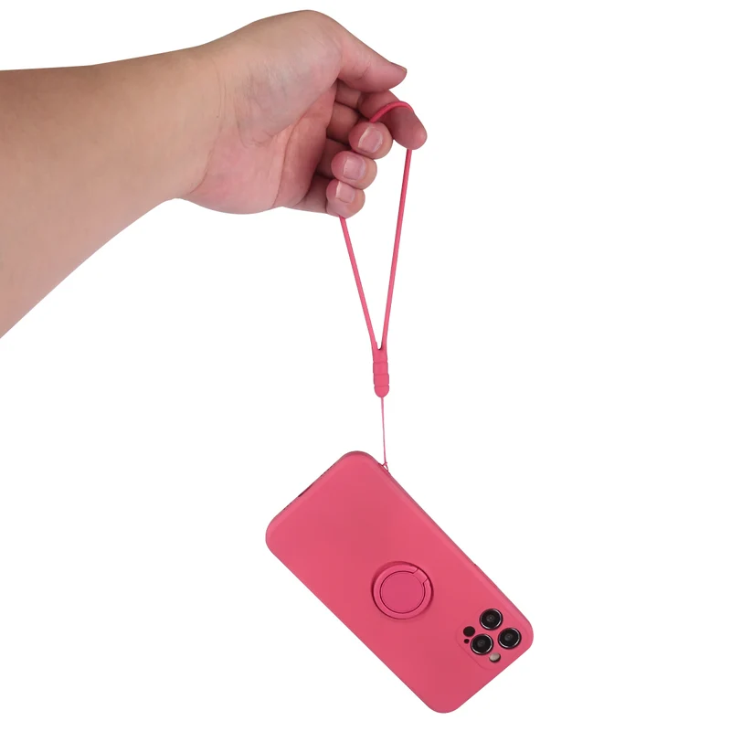 Coque Silicone avec Anneau Magnetique
