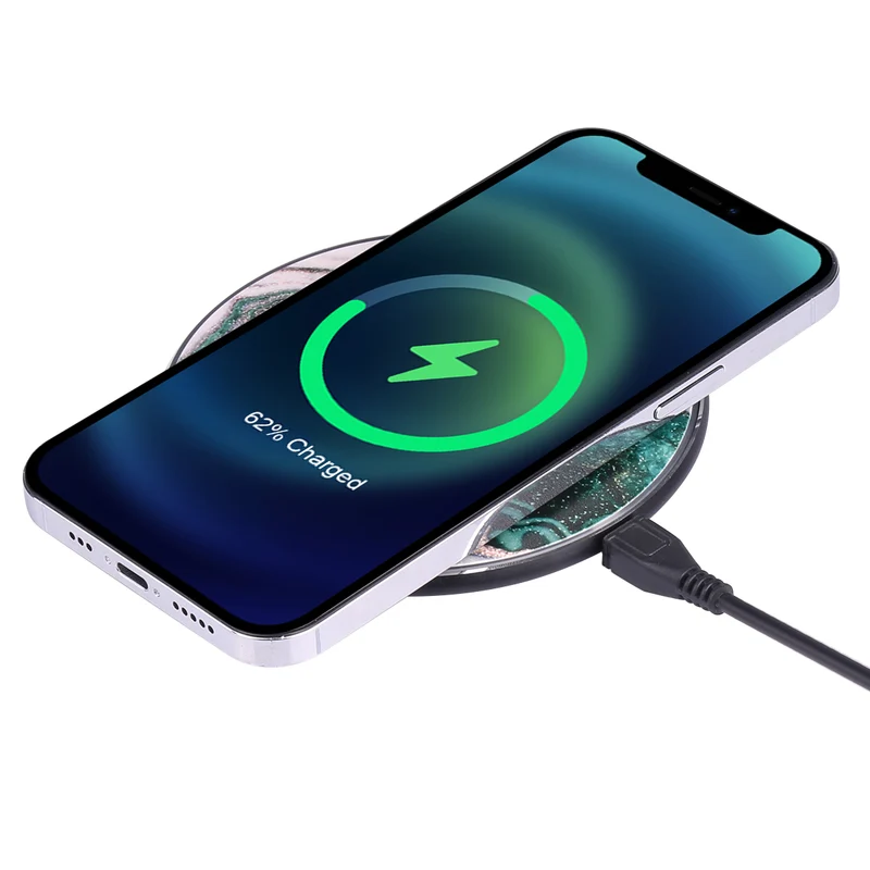 Chargeur Rapide a Induction - Marbre Vert