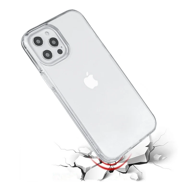 Coque pour Iphone 12PRO MAX - 2 en 1 (contour Silicone et Coque pour en Dur)