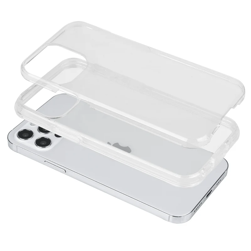 Coque pour Iphone 12PRO MAX - 2 en 1 (contour Silicone et Coque pour en Dur)