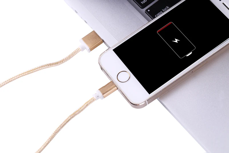 Câble USB vers Lightning 1 Mètre - Doré