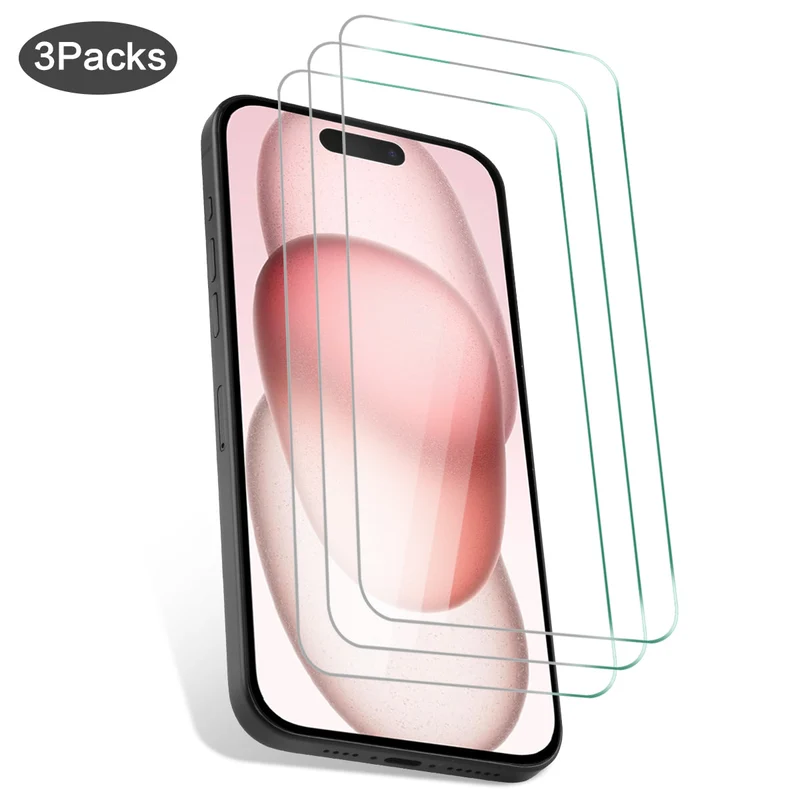 Pack de 3 Verres Trempes Iphone 15