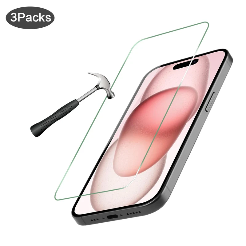 Pack de 3 Verres Trempes Iphone 15