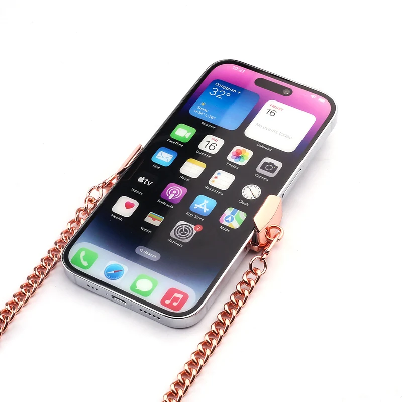 Support Chaine de Telephone - Noir