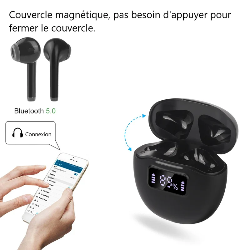 Ecouteurs Bluetooth avec Reduction de Bruit