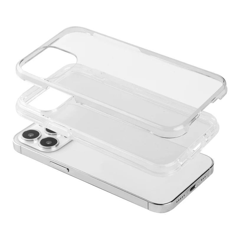 Coque pour Iphone 13PRO - 2 en 1 (contour Silicone et Coque pour en Dur)
