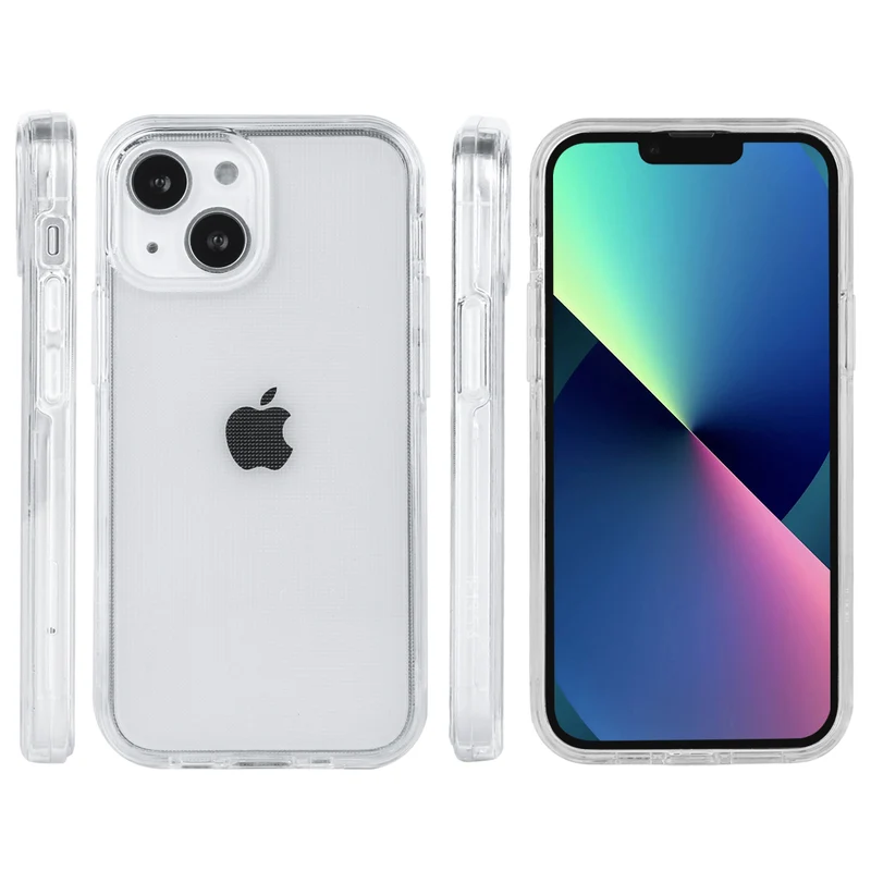 Coque pour Iphone 13 MINI - 2 en 1 (contour Silicone et Coque pour en Dur)