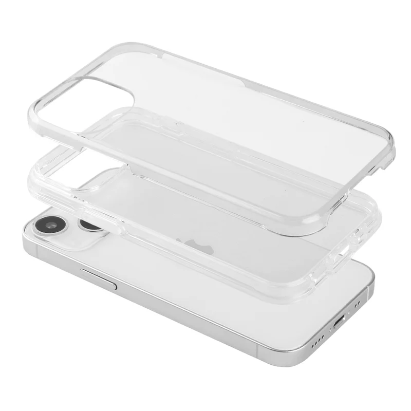 Coque pour Iphone 13 MINI - 2 en 1 (contour Silicone et Coque pour en Dur)