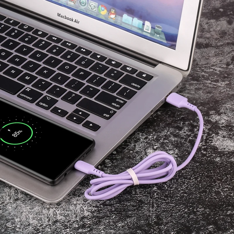 Chargeur USB Usb-C / Samsung 1,50 Mètre - Violet