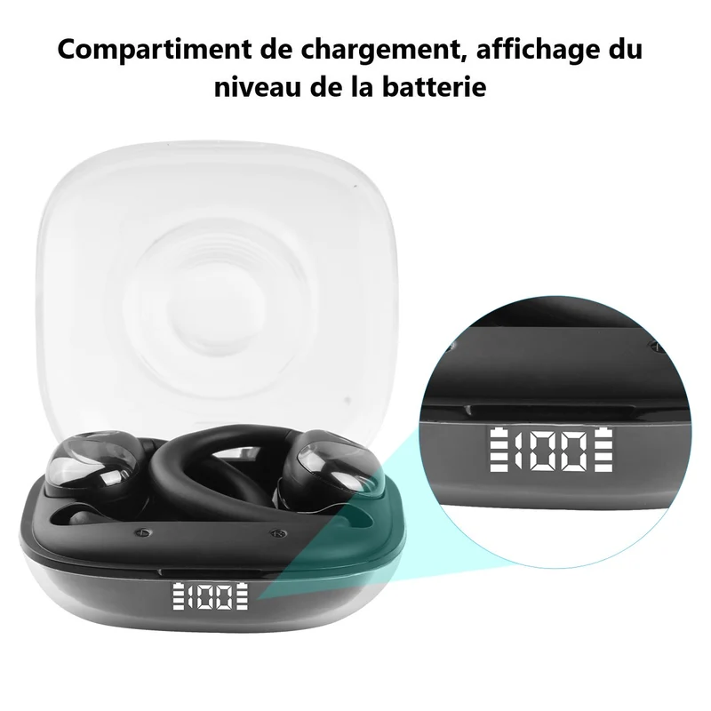 Ecouteurs Bluetooth sans Fil - Transparent