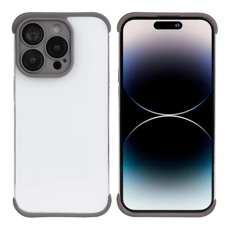 COQUE ADHESIVE iPHONE 14 PRO - Gris