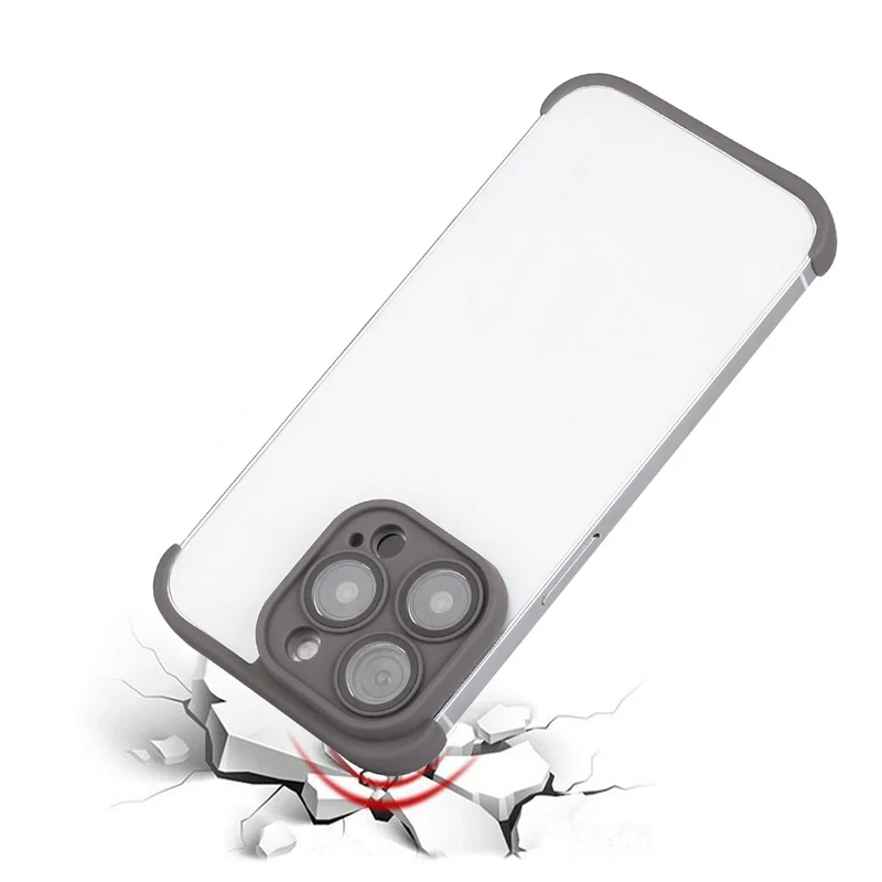 COQUE ADHESIVE iPHONE 14 PRO - Gris