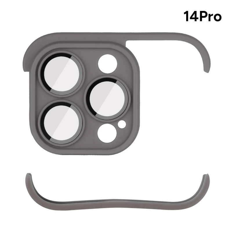 COQUE ADHESIVE iPHONE 14 PRO - Gris