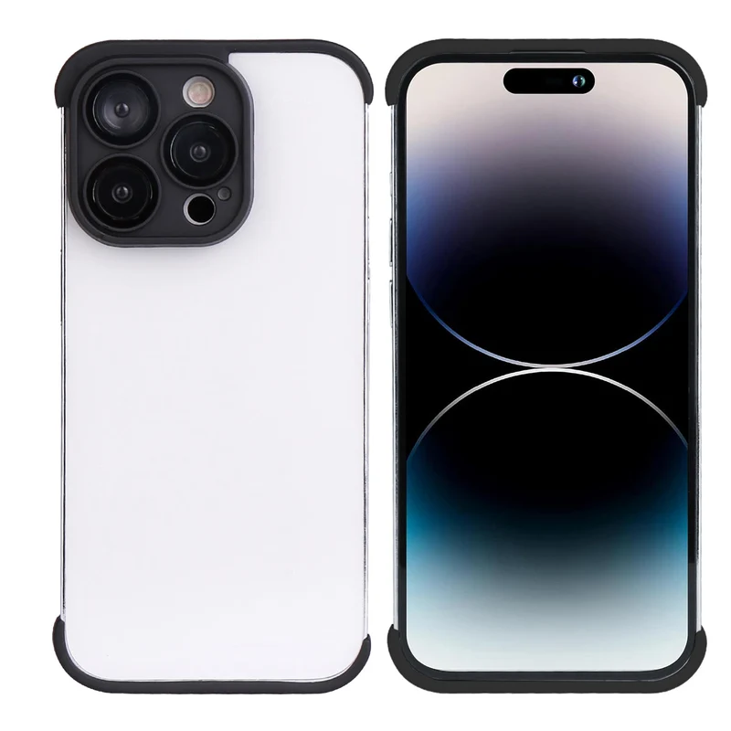 COQUE ADHESIVE iPHONE 14 PRO - Contour Noir