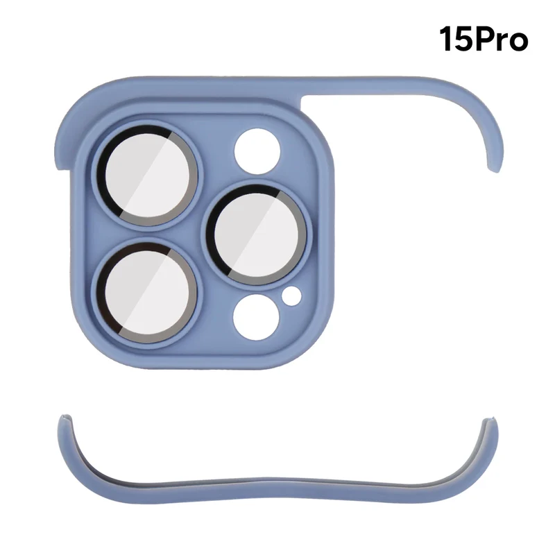 COQUE ADHESIVE iPHONE 15 PRO - Bleu