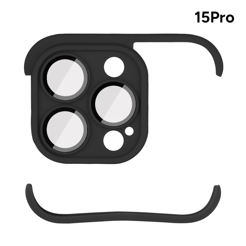 COQUE ADHESIVE iPHONE 15 PRO - Noir
