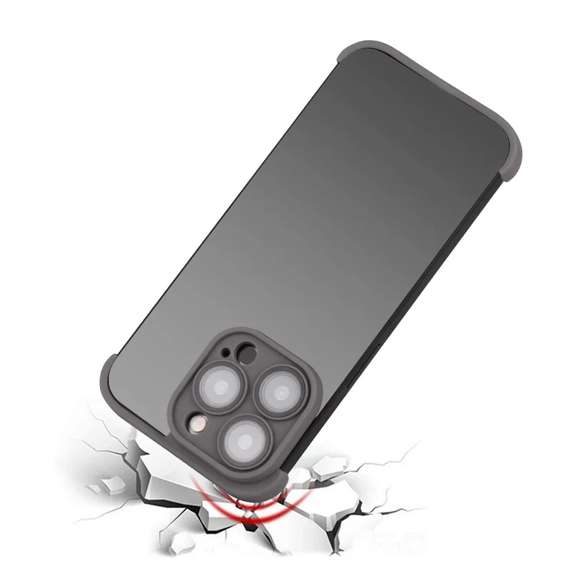 COQUE ADHESIVE iPHONE 15 PRO - Gris