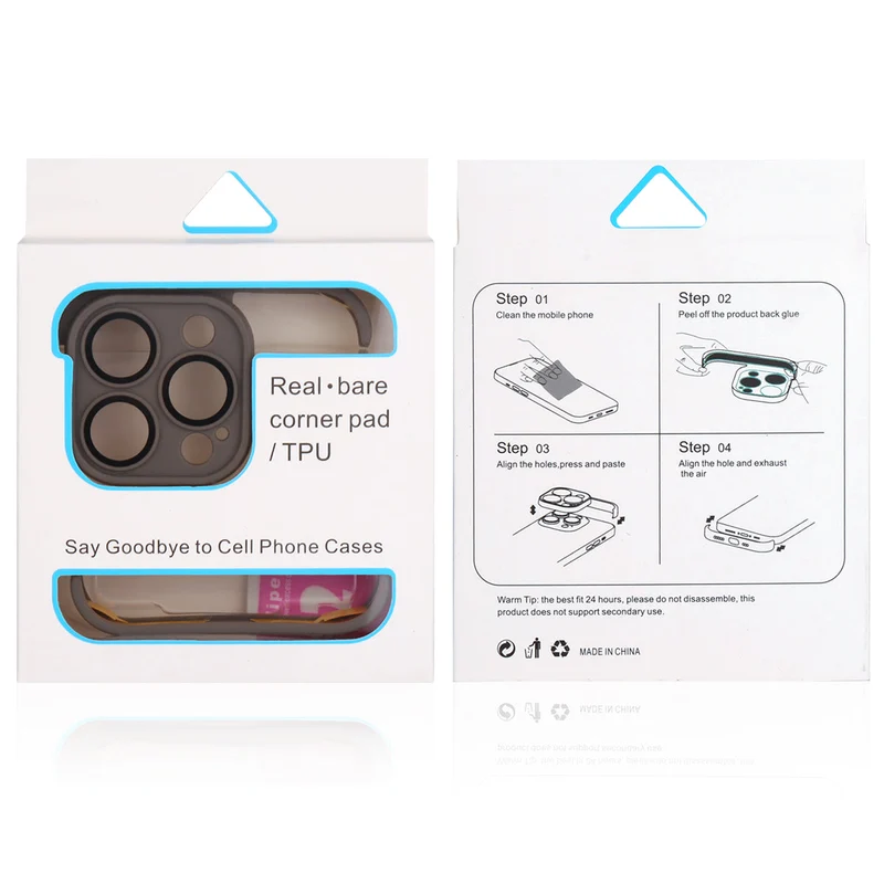 COQUE ADHESIVE iPHONE 15 PRO - Gris