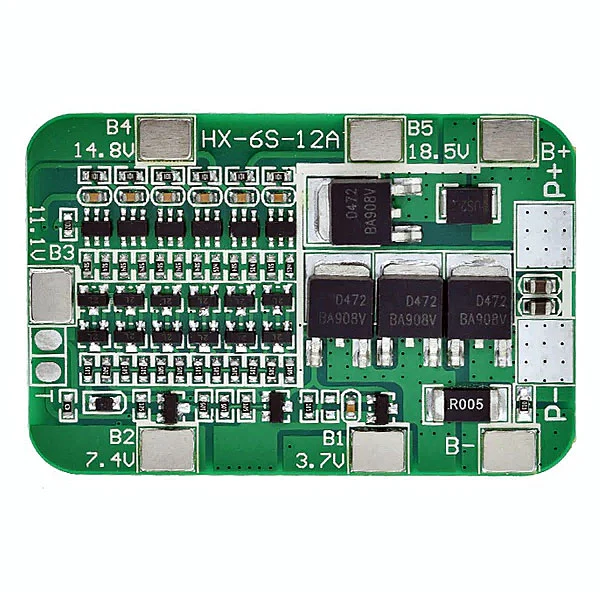 PCM/PCB 6S/12A FOR 22.2V LI-ION/LITHIUM/LI-POLYMER BATTERY-PACK