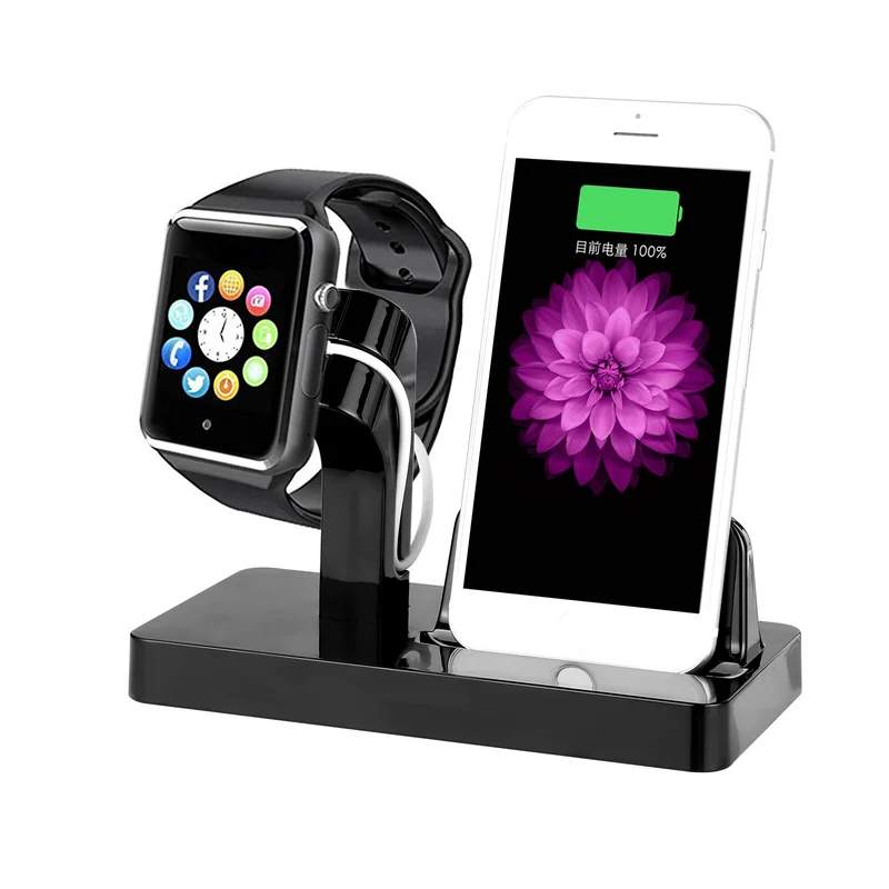 Station de Chargement et de Synchronisation 2 en 1 pour Apple Watch et Iphone