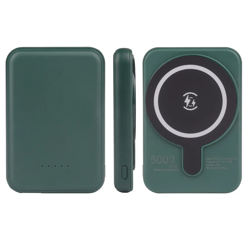 BATTERIE EXTERNE 5000 mAh MAGSAFE - Vert