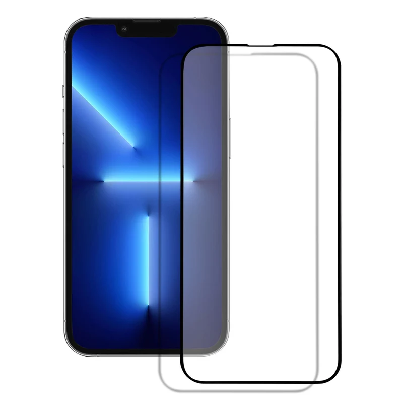Verre de Protection 5D avec Bord Noir - iPhone 13 Pro Max