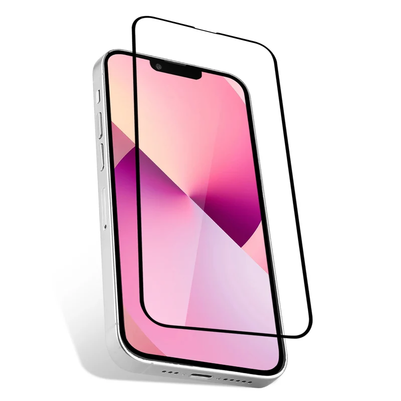 Verre de Protection 5D avec Bord Noir - iPhone 13