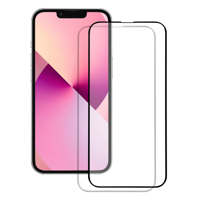 Verre de Protection 5D avec Bord Noir - iPhone 13